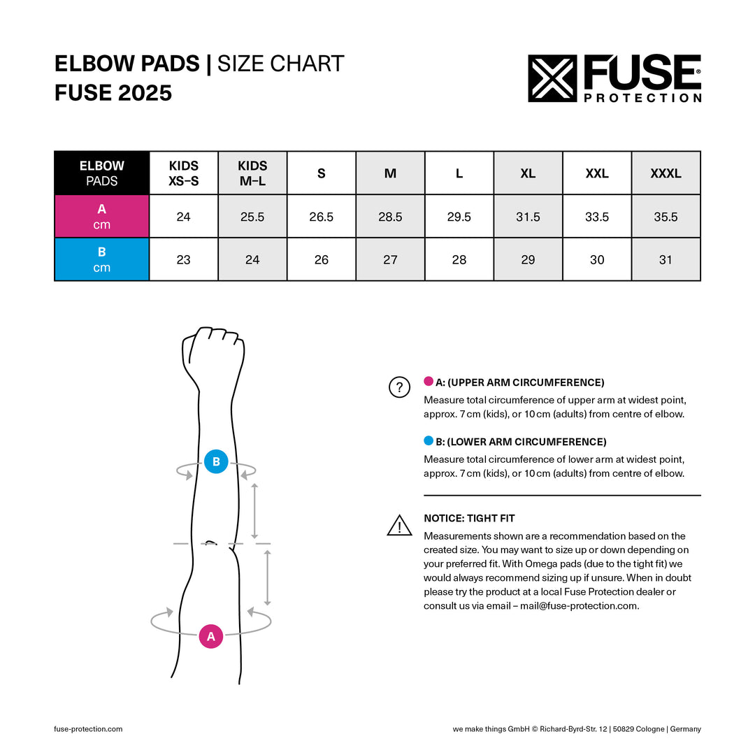 Fuse Omega Elbow Pad – Fuse Protection