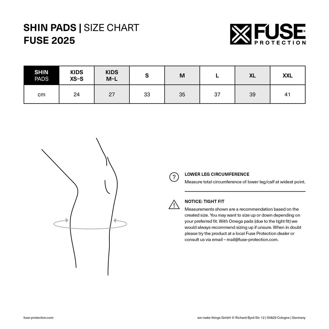 Fuse Alpha PLUS Shin Pad Combo – Fuse Protection