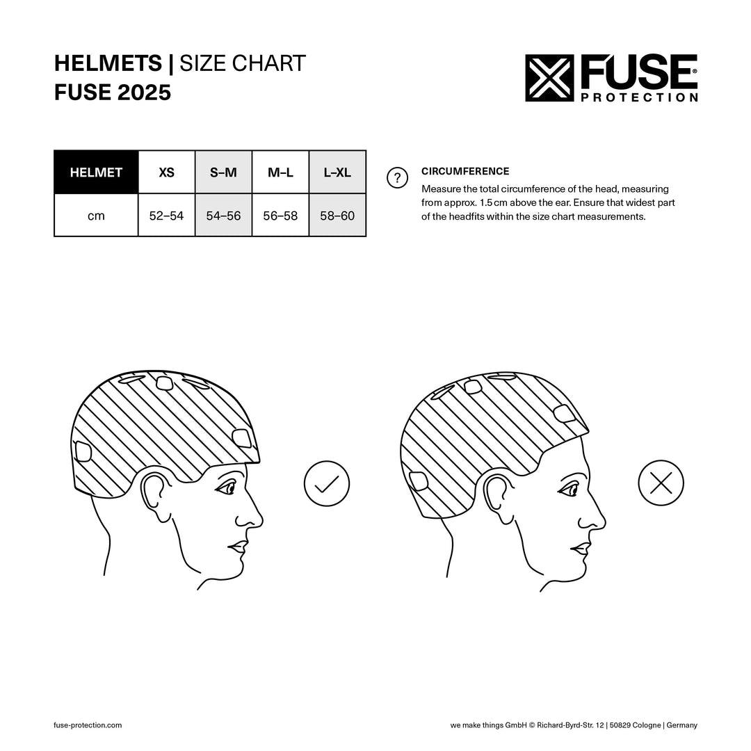 bike helmet size for 25 inch ALPHA Helmet Glossy Miami Black – Fuse Protection