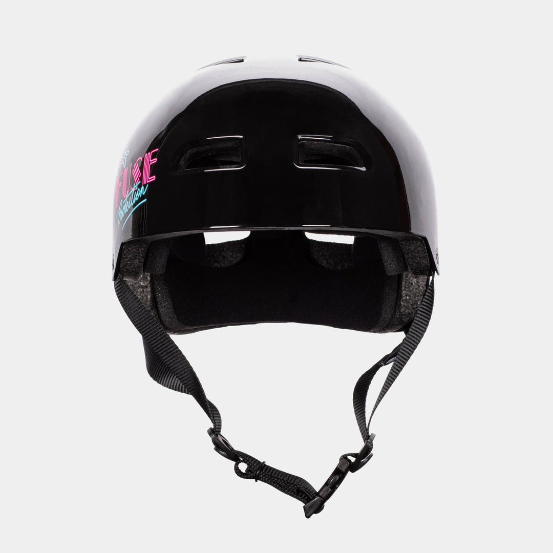 fuse alpha icon helmet ALPHA Helmet Glossy Miami Black – Fuse Protection