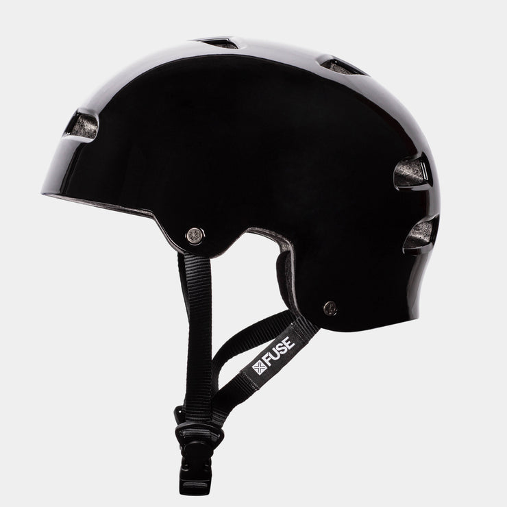 ALPHA Helmet Glossy Miami Black – Fuse Protection ALPHA Helmet Glossy Miami Black – Fuse Protection